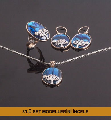 Kadın Gümüş 3'lü Set