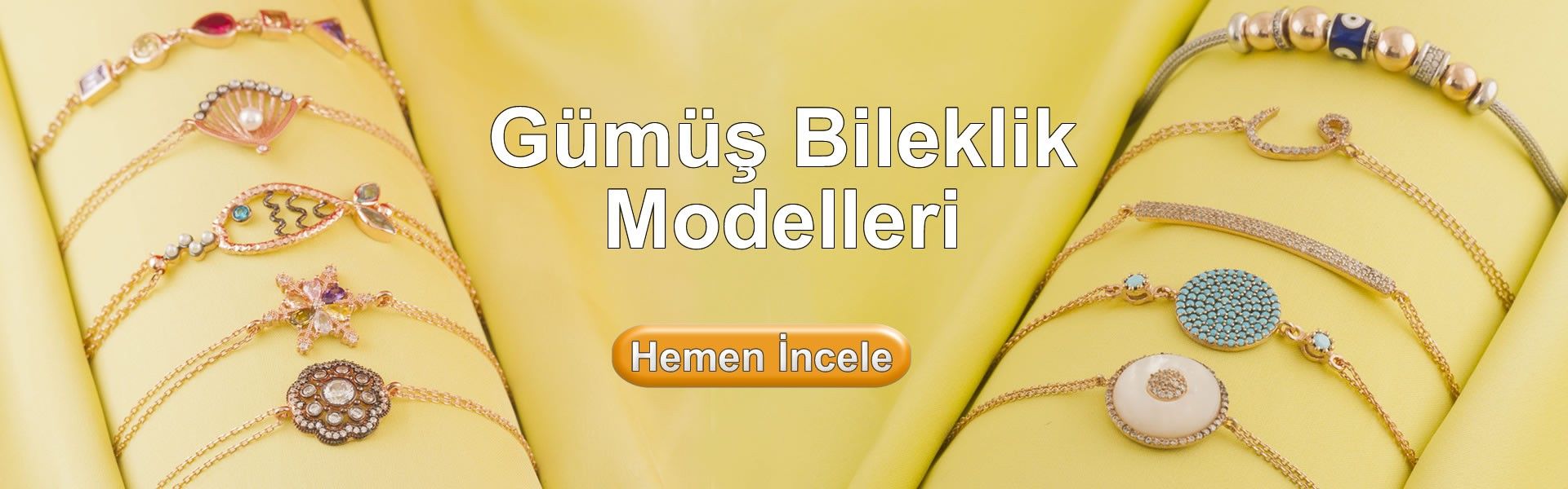 Kadın Gümüş Bileklik Modelleri