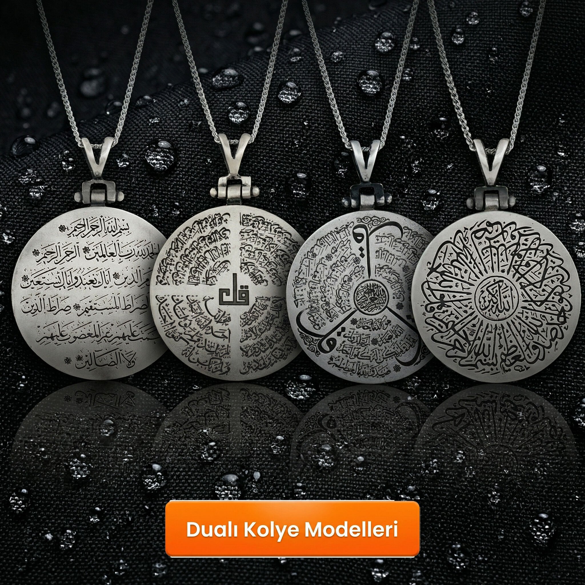 Dualı Gümüş Unisex Kolye Modelleri