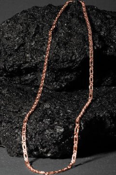 Kuşgözü Model Gümüş Zincir 3,25 mm Genişlik 55 Cm - Rose Rengi