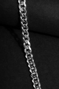 Gurmet Model Gümüş 6,10 mm Genişlik Bileklik