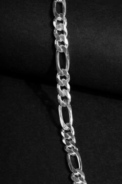 Figaro Model Gümüş 6,60 mm Genişlik Bileklik