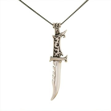Komando Bıçağı Model Gümüş Kolye
