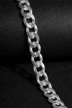 Gurmet Model Gümüş 6,60 mm Genişlik Bileklik