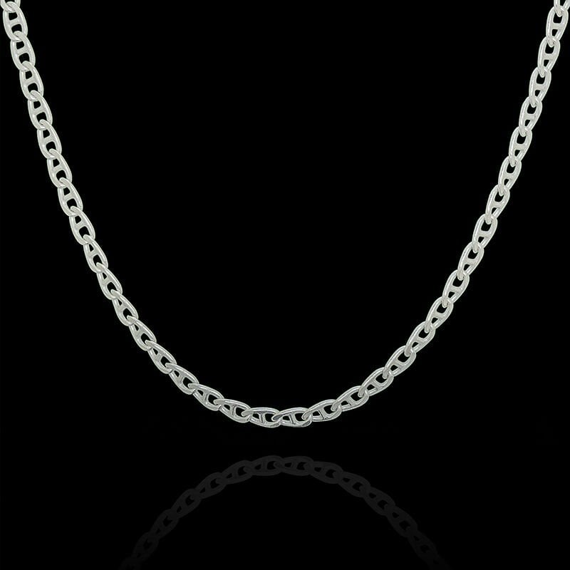 Barlı Model Gümüş Zincir 2,30 mm Genişlik