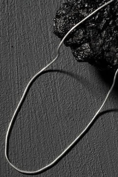 Yılan Model Gümüş Zincir 1,00 mm Genişlik