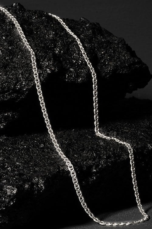 Barlı Model Gümüş Zincir 3,25 mm Genişlik
