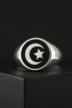 Gümüş Malcolm X Yüzüğü