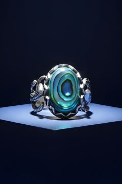 Ağaç Model Okyanus Sedefi Taşlı El İşi Yüzük