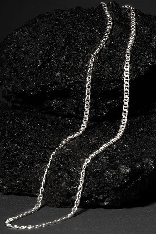 Barlı Model Gümüş Zincir 3,90 mm Genişlik