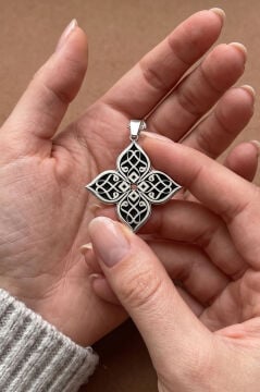 Arapça İkra Yazılı 925 Ayar Gümüş Kolye