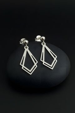 Diamond Model Gümüş Küpe