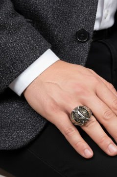 Pençe Model Elif Gümüş Yüzük