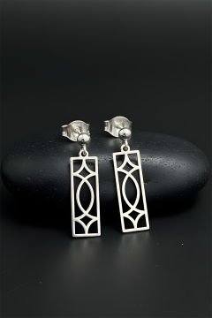 Gatsby Model Gümüş Küpe