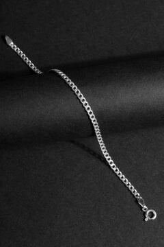 Gurmet Model Gümüş 2,20 mm Genişlik Bileklik