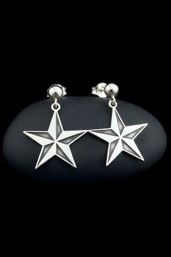 Yıldız Model Gümüş Küpe