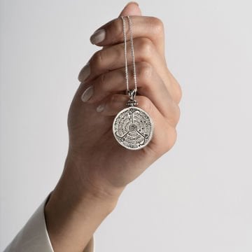 İhlas, Felâk, Nas Süresi Kazıma Gümüş Kolye