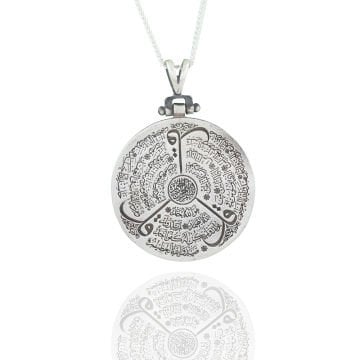 İhlas, Felâk, Nas Süresi Kazıma Gümüş Kolye