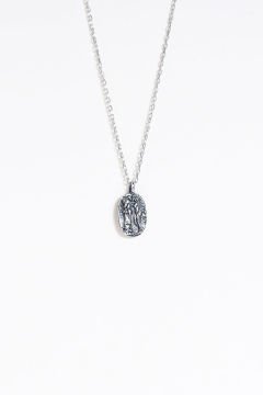 Antik Roma Figürlü Minimal Gümüş Kolye