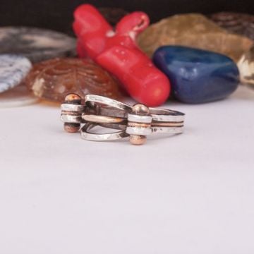 Taşsız El İşi Özel Tasarım Gümüş Yüzük