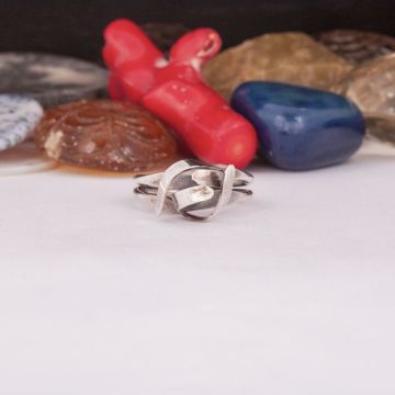 Taşsız El İşi Özel Tasarım Gümüş Yüzük