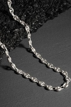 Gemici Düğümü 7,00 mm Genişlik Gümüş Unisex Zincir Kolye