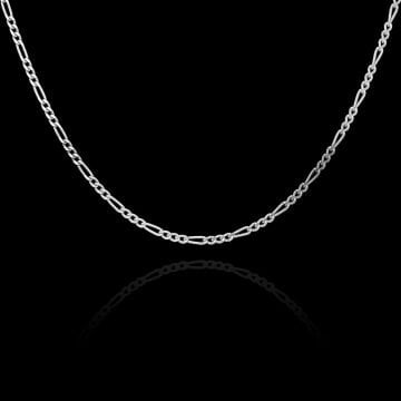 Figaro Model Gümüş Zincir 1,80 mm Genişlik