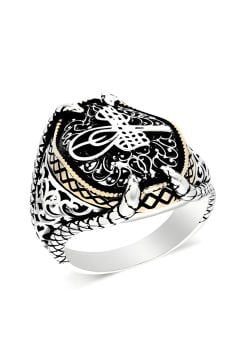 Pençe Model Tuğra Gümüş Yüzük