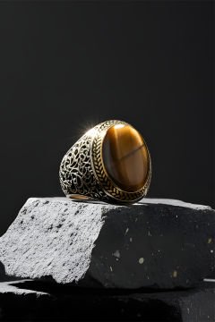 Kaplangözü Taşlı Sarmaşık Model Gümüş Yüzük