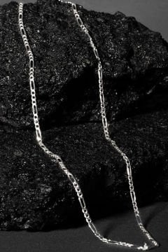 Figaro Model Gümüş Zincir 3,10 mm Genişlik