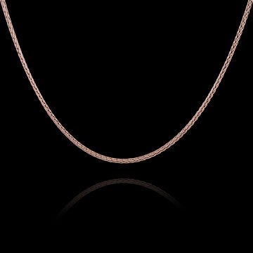 Spiga Model Gümüş Zincir 1,50 mm Genişlik 70 Cm - Rose Rengi