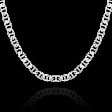 Barlı Forsa Model Gümüş Zincir 4,10 mm Genişlik