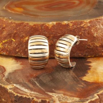 Özel Tasarım El İşi Gümüş Küpe