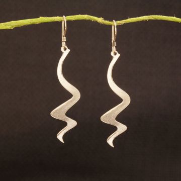 Özel Tasarım El İşi Gümüş Küpe