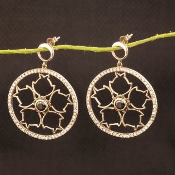 Özel Tasarım El İşi Gümüş Küpe