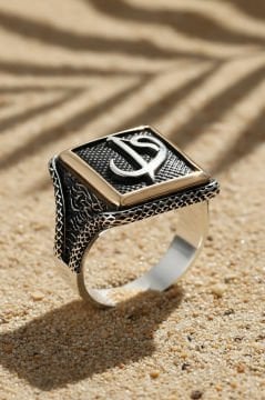 Kare Model Vav-Elif Gümüş Yüzük