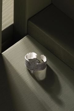 Kartal Model Ayarlanabilir Gümüş Yüzük