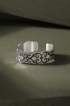 Özel Tasarım Model Ayarlanabilir Gümüş Yüzük