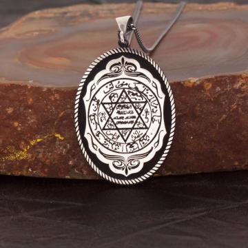 Mührü Süleyman Gümüş Kolye