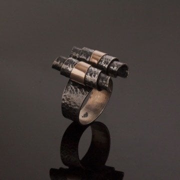 Taşsız El İşi Gümüş Yüzük