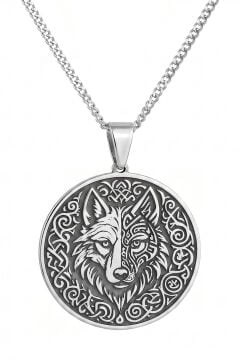 Fenrir Model 925 Ayar Gümüş Kolye