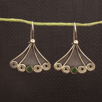 Özel Tasarım El İşi Gümüş Küpe