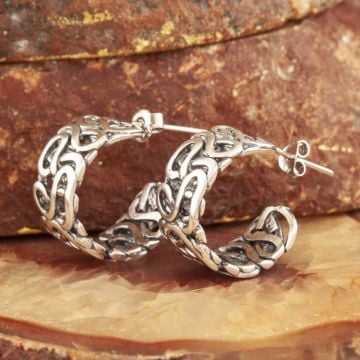 Özel Tasarım El İşi Gümüş Küpe