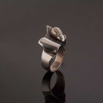 Taşsız El İşi Gümüş Yüzük