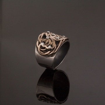 Taşsız El İşi Gümüş Yüzük