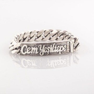 Kişiye Özel İsim Kabartma El İşi İsimli Bileklik