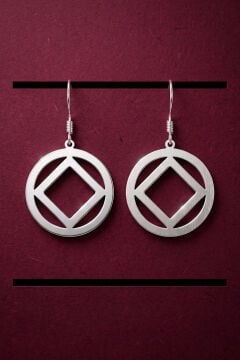Geometrik Denge Model 925 Ayar Gümüş Kadın Küpe