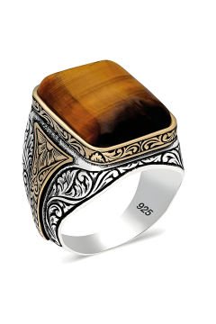 Kaplangözü Taşlı Gümüş Yüzük