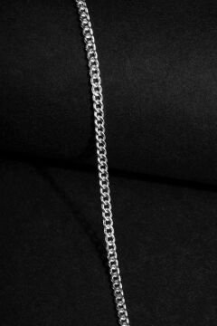 Gurmet Model Gümüş 2,10 mm Genişlik Bileklik