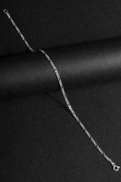 Figaro Model Gümüş 2,20 mm Genişlik Bileklik